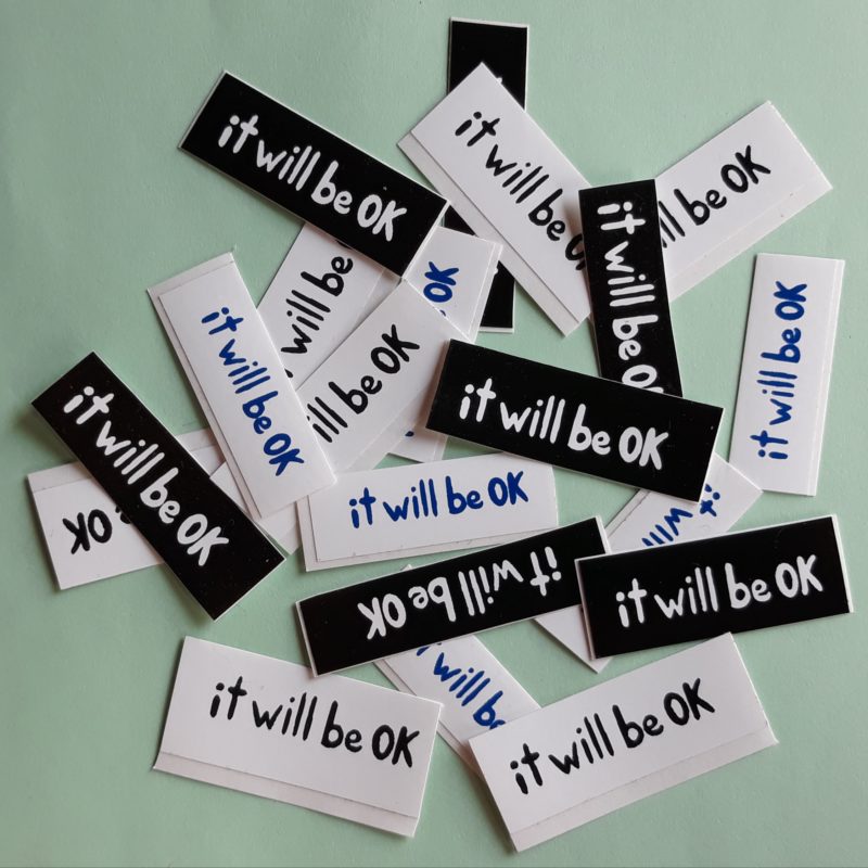 it will be OK sticker pack (20 tiny stickers :) | lowriderpress.com